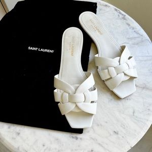 Saint Laurent Tribute Slides Sandals